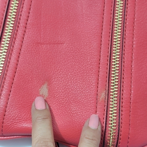 MICHAEL KORS CROSSBODY PURSE CORAL COLOR - Picture 3 of 9